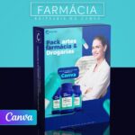 Pack 200 Artes editáveis no canva - Farmácia e Drogarias +Legendas