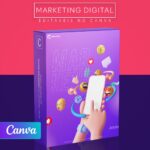 Pack 40 Artes editáveis no canva - Marketing Digital +Stories