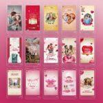 Pack 50 Artes editáveis no canva - Dia dos Namorados +Stories - Imagem 8