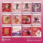 Pack 50 Artes editáveis no canva - Dia dos Namorados +Stories - Imagem 2