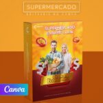 Pack 50 Artes editáveis no canva - Supermercado +Stories