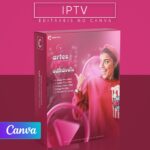Pack 50 Artes editáveis no canva - Iptv +Stories