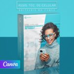 Pack 69 Artes editáveis no canva - Assistência técnica de celuar +Stories