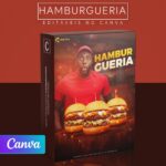 Pack 75 Artes editáveis no canva - Hamburgueria +Stories