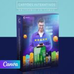Pack 80 Artes editáveis no Canva - Cartões interativos