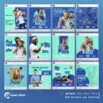 Pack 100 Artes editáveis no canva - Dia dos pais+Stories - Imagem 8