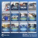 Pack 30 Artes editáveis no canva - Mecânica - Imagem 2