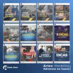 Pack 30 Artes editáveis no canva - Mecânica - Imagem 3