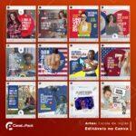 Pack 40 Artes editáveis no canva - Escola de inglês +Stories - Imagem 2