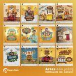 Pack 50 Artes editáveis no canva - São joão +Stories - Imagem 2