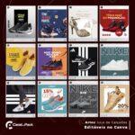 Pack 50 Artes editáveis no canva - Loja de calçados +Stories - Imagem 3