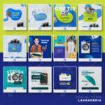 Pack 40 Artes editáveis lavanderia - Photoshop psd - Imagem 6