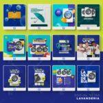Pack 40 Artes editáveis lavanderia - Photoshop psd - Imagem 5