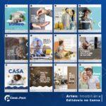 Pack 60 Artes editáveis no canva - Imobiliária +Stories - Imagem 2