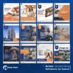 Pack 60 Artes editáveis no canva - Imobiliária +Stories - Imagem 9