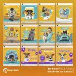 Pack 80 Artes editáveis no canva - Petshop +Stories - Imagem 3