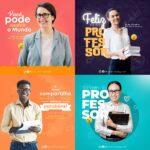 Pack 05 Artes editáveis no canva - Dia do professor - Imagem 2