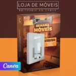 Pack 10 Artes editáveis no canva - Loja de Móveis