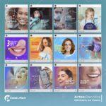 Pack 100 Artes editáveis no canva - dentista, odontologia +Stories - Imagem 7
