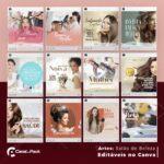Pack 125 Artes editáveis no canva - Salão de Beleza +Stories - Imagem 5