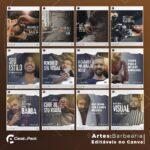 Pack 130 Artes editáveis no canva - Barbearia +Stories - Imagem 15
