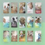 Pack 15 Artes editáveis no canva - Cuidados com idosos +Stories - Imagem 3