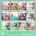 Pack 15 Artes editáveis no canva - Cuidados com idosos +Stories - Imagem 2