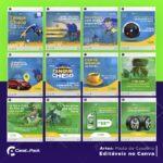 Pack 20 Artes editáveis no canva - Posto de Gasolina +Stories - Imagem 3