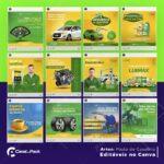 Pack 20 Artes editáveis no canva - Posto de Gasolina +Stories - Imagem 2