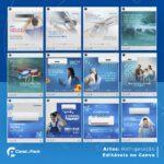 Pack 20 Artes editáveis no Canva - Refrigeração +Stories - Imagem 3