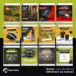 Pack 20 Artes editáveis no canva - Loja de Bike - Imagem 3