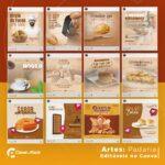 Pack 20 Artes editáveis no canva - Padaria +Stories - Imagem 3