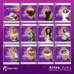 Pack 200 Artes editáveis no canva - Açaí +Legendas - Imagem 6
