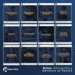 Pack 200 Artes editáveis no canva - Advogados +Legendas - Imagem 9