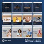 Pack 200 Artes editáveis no canva - Advogados +Legendas - Imagem 8