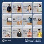 Pack 200 Artes editáveis no canva - Advogados +Legendas - Imagem 7