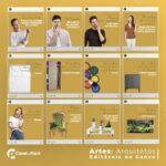 Pack 200 Artes editáveis no canva - Arquitetos +Legendas - Imagem 11