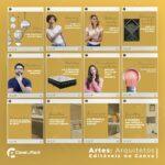 Pack 200 Artes editáveis no canva - Arquitetos +Legendas - Imagem 10