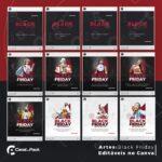 Pack 200 Artes editáveis no canva - Black Friday + Legendas - Imagem 9