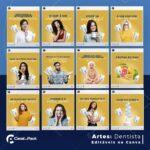 Pack 200 Artes editáveis no canva - Dentista ,odontologia +Legendas - Imagem 2