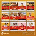 Pack 200 Artes editáveis no canva - Hamburgueria +Legendas - Imagem 8