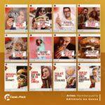 Pack 200 Artes editáveis no canva - Hamburgueria +Legendas - Imagem 4