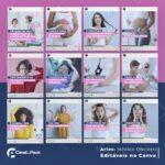 Pack 200 Artes editáveis no canva - Médico Obstetra+Legendas - Imagem 8
