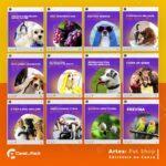 Pack 200 Artes editáveis no canva - Petshop +Legendas - Imagem 3