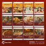 Pack 200 Artes editáveis no canva - Pizzaria +Legendas - Imagem 9