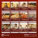 Pack 200 Artes editáveis no canva - Pizzaria +Legendas - Imagem 8