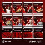 Pack 200 Artes editáveis no canva - Sushi +Legendas - Imagem 11