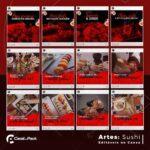 Pack 200 Artes editáveis no canva - Sushi +Legendas - Imagem 9