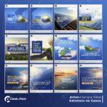Pack 30 Artes editáveis no canva - Energia solar +Stories - Imagem 2