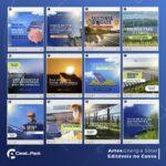 Pack 30 Artes editáveis no canva - Energia solar +Stories - Imagem 3
